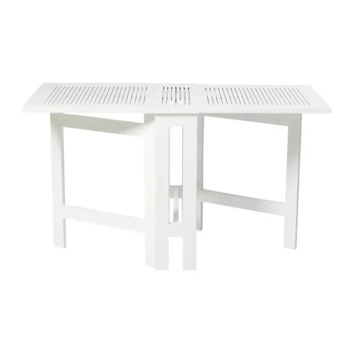 cinas Outdoor Butterfly Bord H 72 x B 65 x L 130 cm - Mahognitræ - Hvid