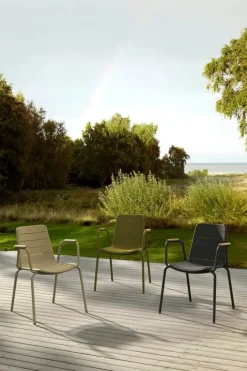 cinas Parc Havestol H 80 x B 58 x L 58 cm - Aluminium - Grøn