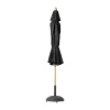 cinas Pomino Parasol Ø 300x H 275 cm - Olefin - Sort