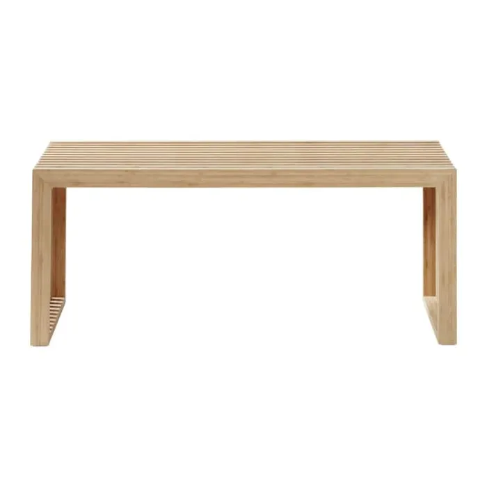 cinas Rib Bænk H 43 x B 104 x L 35 cm - Bambus