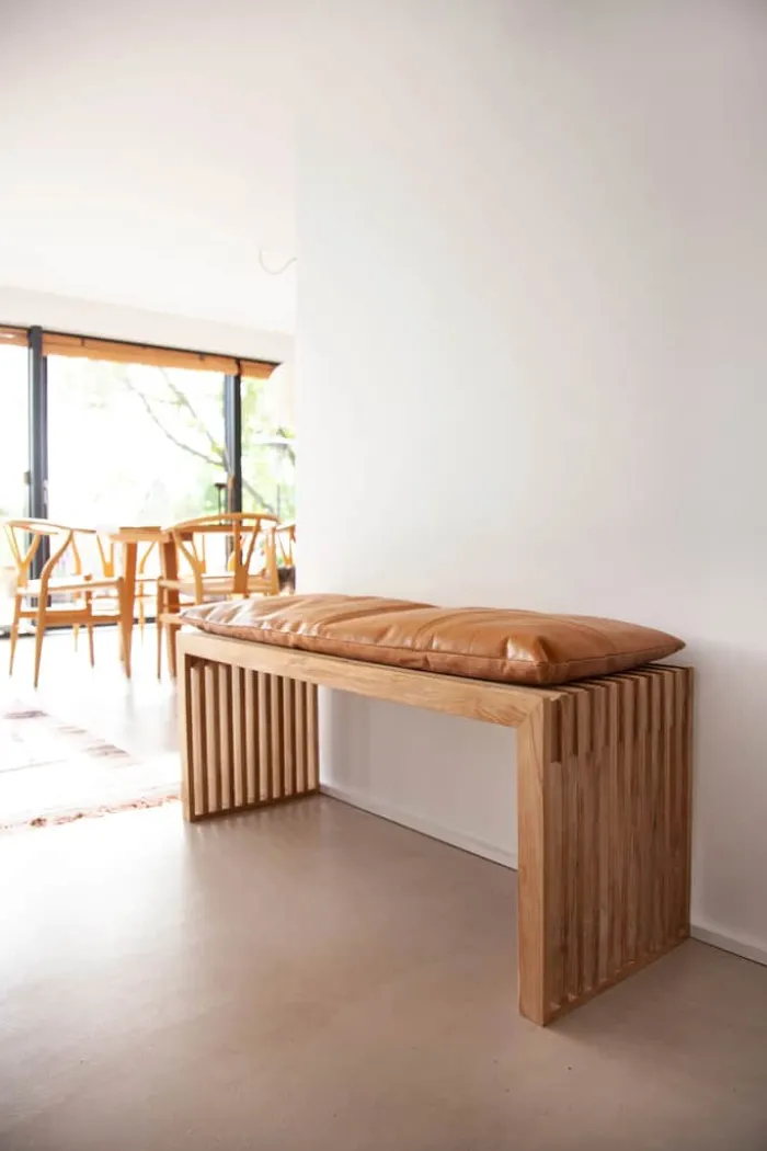 cinas Rib Bænk H 43 x B 104 x L 35 cm - Teak