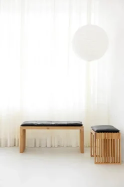 cinas Rib Bænk H 43 x B 104 x L 35 cm - Teak