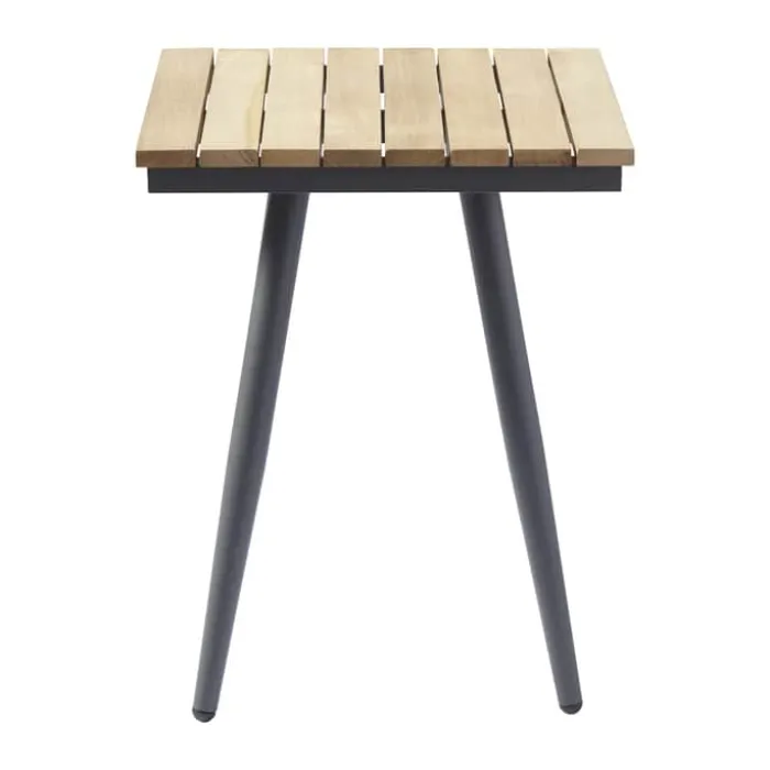cinas Rio Sidebord H 52 x B 43 x L 50 cm - Teaktræ/aluminium