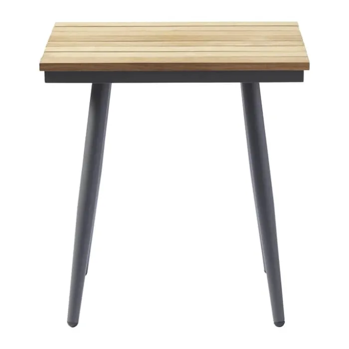 cinas Rio Sidebord H 52 x B 43 x L 50 cm - Teaktræ/aluminium