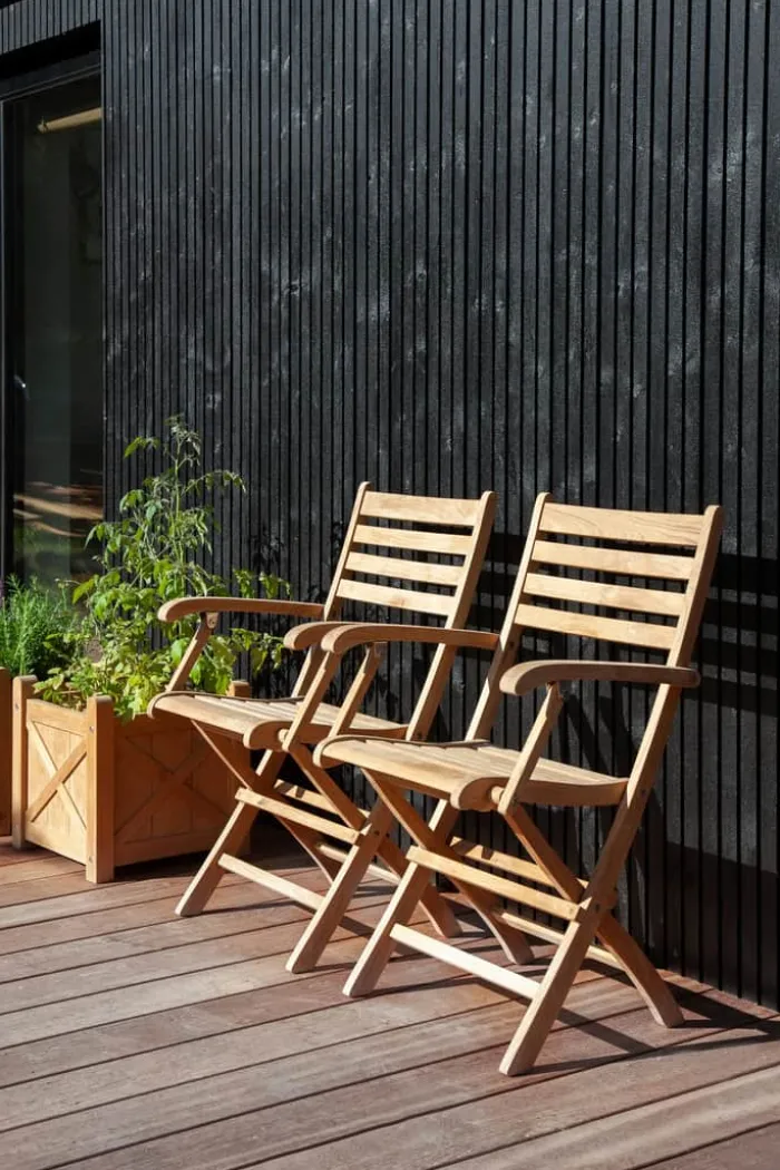 cinas York Foldestol H 86 x B 53 cm - Teak - Natur