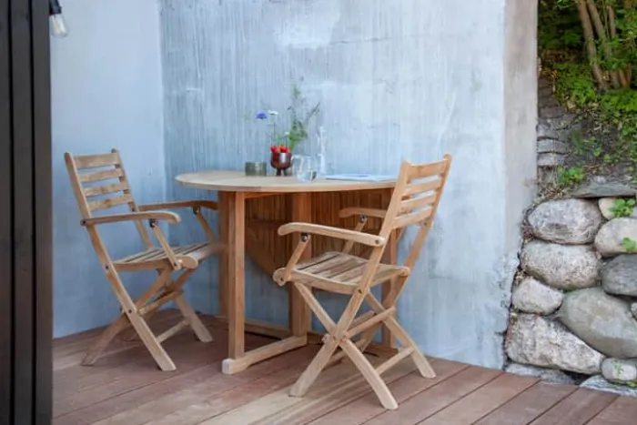 cinas York Foldestol H 86 x B 53 cm - Teak - Natur