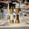 Cole&Mason Derwent Kværnsæt H 19 cm - Akryl/rustfrit stål - Mat guld
