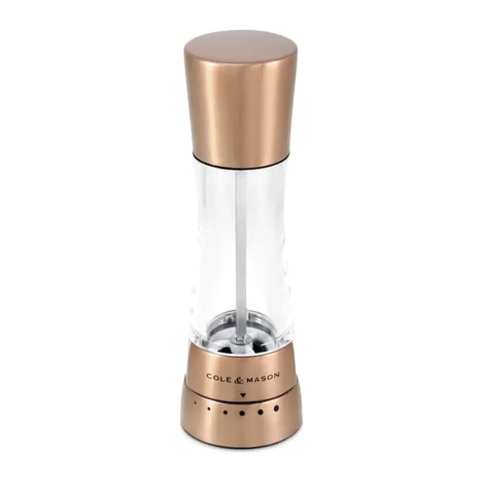 Cole&Mason Derwent Peberkværn H 19 cm - Akryl/rustfrit stål - Kobber