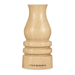 Cole&Mason London Kværnsæt H 18 cm - Bøgetræ/rustfrit stål - Natural Beech