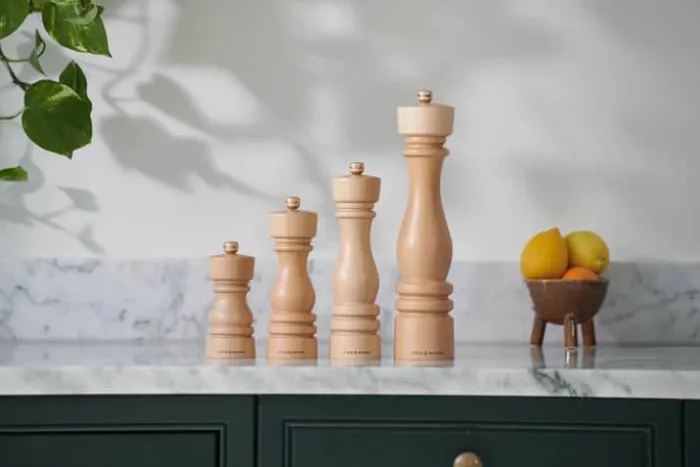 Cole&Mason London Kværnsæt H 18 cm - Bøgetræ/rustfrit stål - Natural Beech