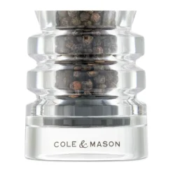 Cole&Mason London Peberkværn H 22 cm - Akryl/rustfrit stål - Klar