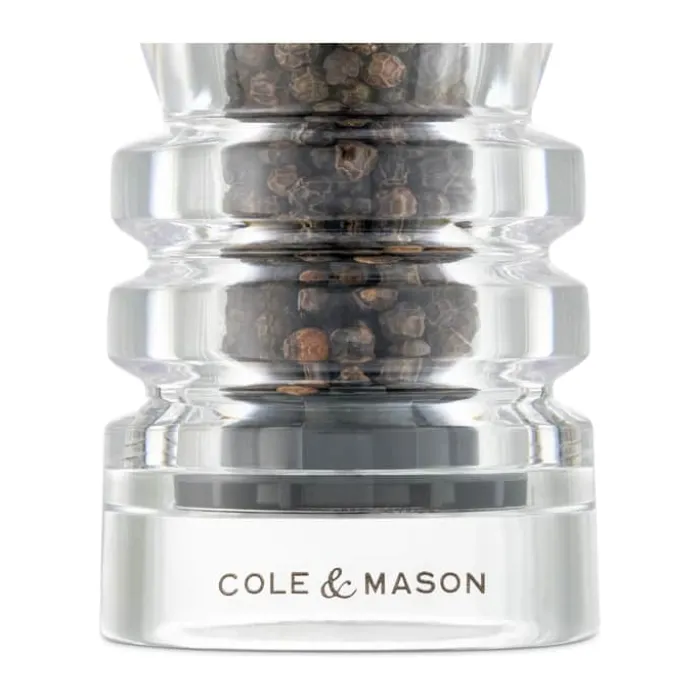 Cole&Mason London Peberkværn H 22 cm - Akryl/rustfrit stål - Klar