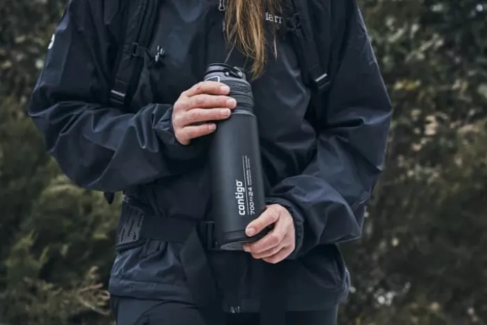Contigo Free Flow Termo Drikkedunk 700 ml - Rustfrit stål - Licorice