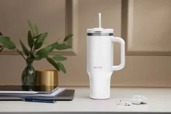 Contigo Streeterville Tumbler 120 cl - Dobbeltvægget vakuumisolering - Hvid