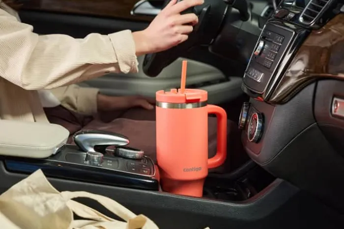 Contigo Streeterville Tumbler 120 cl - Dobbeltvægget vakuumisolering - Coral