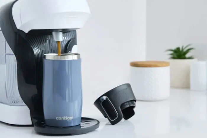 Contigo West Loop Mini Termokrus 30 cl - Rustfrit stål - Blå