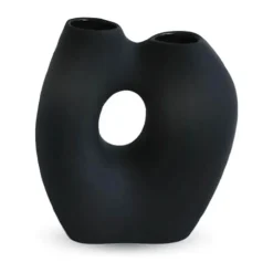 Cooee Frodig Vase H 23 cm - Keramik - Sort