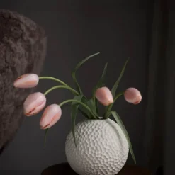 Cooee Kaia Vase H 15 cm - Keramik - Linnen