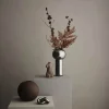 Cooee Knob Bordpynt Ø 9 cm - Keramik - Mørk sølvfarvet