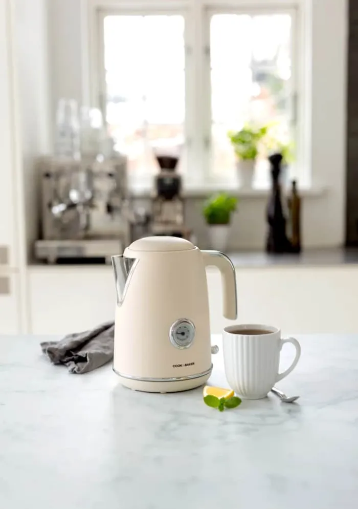 Cook & Baker Bistro Elkedel 1,7 liter - 2200 watt - Beige