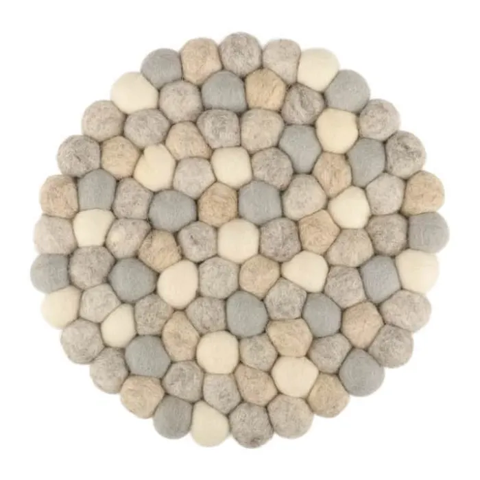 Cook & Baker Bordskåner Ø 20 cm - Uld - Lysegrå