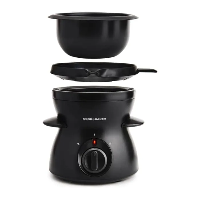 Cook & Baker Chokoladesmelter 350 ml - Plastik - Sort