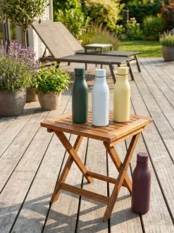 Cook & Baker Drikkeflaske 0,5 Liter - Genbrugsstål/Powder coating - Blomme