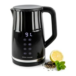 Cook & Baker Elkedel 1,7 liter - Plastik - Sort