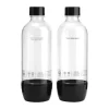 Cook & Baker Flasker til sodavandsmaskine - 2 stk. 2 x 1 liter - Kompatibel med Cook & Baker sodavandsmaskine