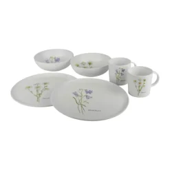 Cook & Baker Flora Tallerken Ø 28 cm - Genanvendt plastik - Klokkeblomst
