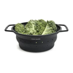 Cook & Baker Foldbar Sisæt - 2 stk. Ø 27,6/31,5 cm - Silikone - Grå