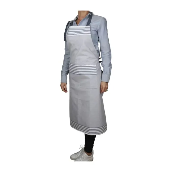 Cook & Baker Forklæde B 70 x L 100 cm - Økologisk bomuld - Blå