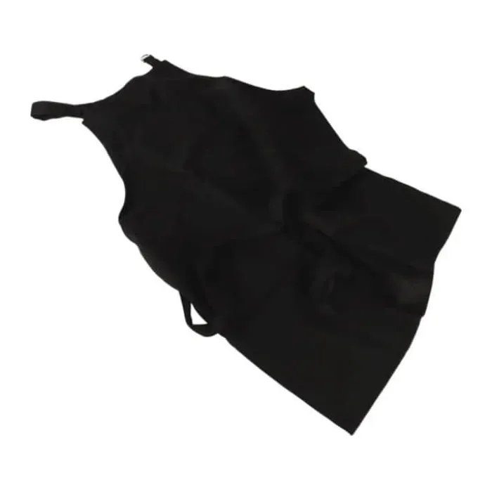 Cook & Baker Forklæde B 70 x L 100 cm - Økologisk bomuld - Sort
