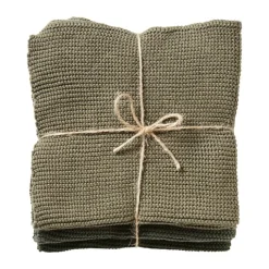 Cook & Baker Karklud - 3 stk. B 30 x L 30 cm - Økologisk bomuld - Mørkegrøn