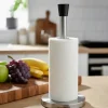 Cook & Baker Køkkenrulleholder Ø 15 x H 36 cm - Stål - Sølvfarvet