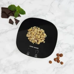 Cook & Baker Køkkenvægt Vejekapacitet: 5 kg - Tarafunktion - Sort