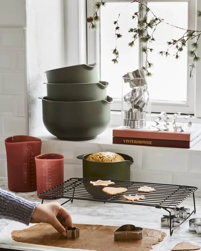 Cook & Baker Kølerist H 7,3 x B 25 x L 40 cm - Rustfrit stål - Sort