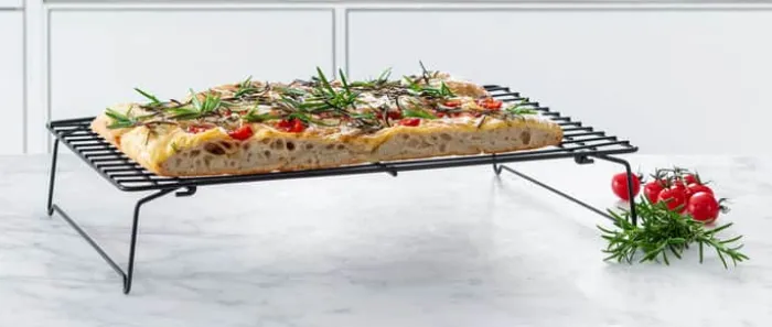 Cook & Baker Kølerist H 7,3 x B 25 x L 40 cm - Rustfrit stål - Sort