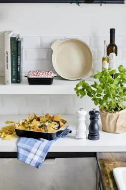 Cook & Baker Kværnsæt - 2 dele H 16 cm - Plastik - Sort/hvid