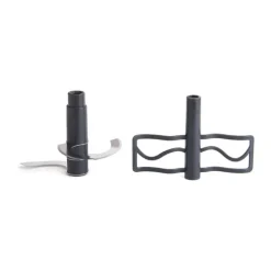Cook & Baker Minihakker H 19,5 x B 16 x L 16 cm - Plastik/Rustfrit stål - Hvid/Grå