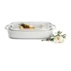Cook & Baker Ovnfaste fade - 3 stk. L 40/34,5/21,8 cm - Porcelæn - Hvid