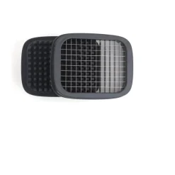 Cook & Baker Pommes Frites Hakker H 17 x B 13 x L 10,5 cm - Plastik/Rustfrit stål - Hvid/Grå