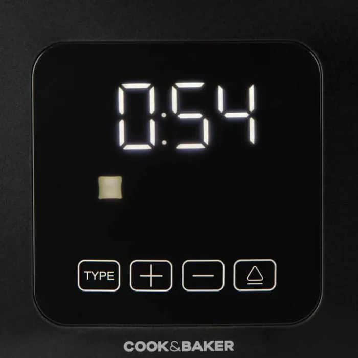 Cook & Baker Premium Brødrister 2 skiver - 8 programmer - Inkl. Rist