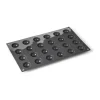 Cook & Baker Premium Figurform H 2 x B 17 x D 29 cm - Silikone - Grå