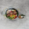 Cook & Baker Premium Gryde med låg 5 liter - Genanvendt aluminium