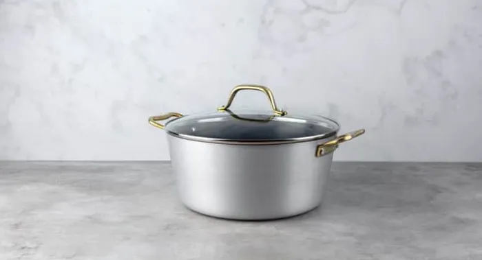 Cook & Baker Premium Gryde med låg 5 liter - Genanvendt aluminium