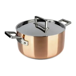 Cook & Baker Premium Gryde m. låg 5,3 liter - 3-Ply stål/aluminium/kobber