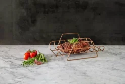 Cook & Baker Premium Rist til bradepande B 22 x L 32 cm - Rustfrit stål - Kobberfarvet
