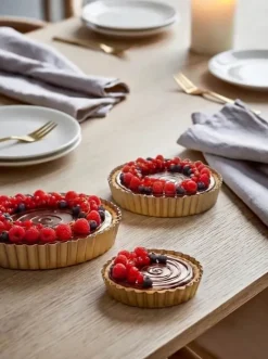 Cook & Baker Premium Tærteform Ø 15 cm - Carbonstål - Guldfarvet
