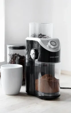 Cook & Baker Pro Kaffekværn 150 Watt - 100 gram - Stål